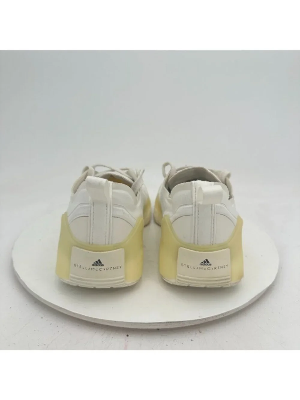 adidas Stella McCartney x Treino Men Size 8.5 FY1548 Triple White Training Shoe